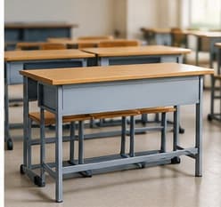 Premium classroom desk and chair set
